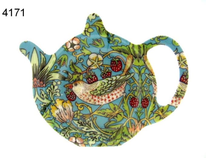 Lesser & Pavey Theetip Strawberry Thief William Morris - 13 x 9 cm