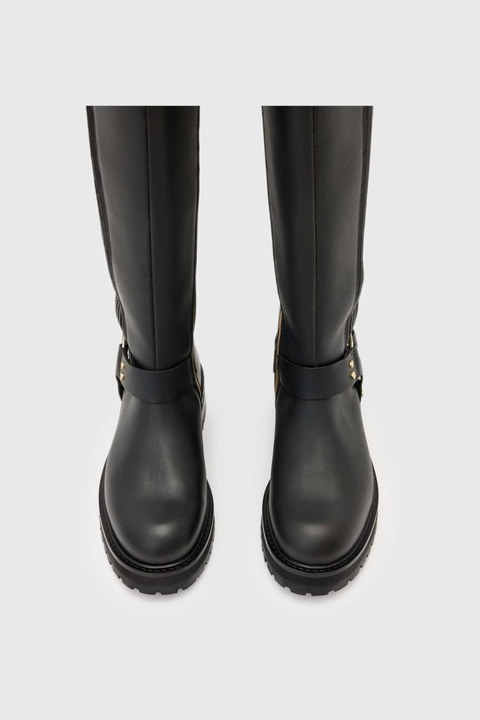 AllSaints Maddie High Boot Black Taglia: 37 | Stivali Outlet | Donna | Nero