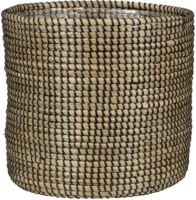 Mand Planter, Zwart, 24cm