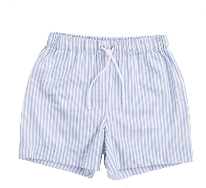 Swim Essentials Zwembroek - Blauw/Wit - Blue Stripes - 98/104