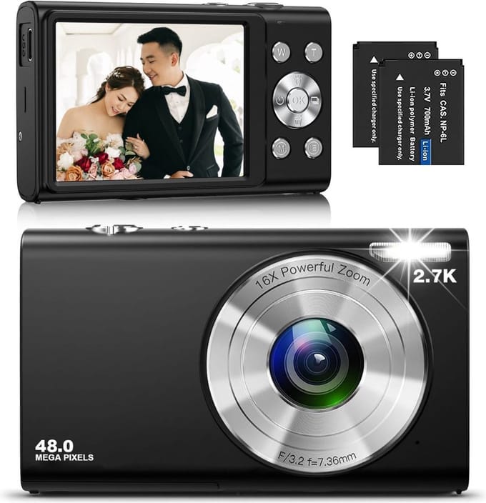 ApexArte® Vlog Camera voor Beginners