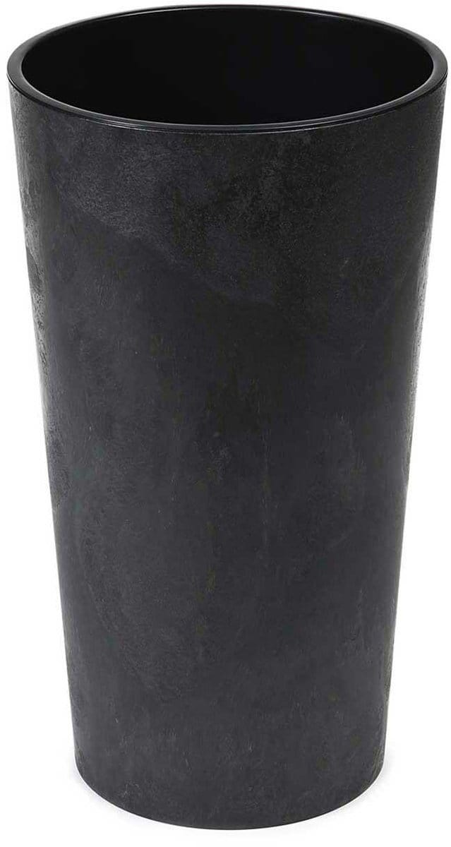 Black Concrete - Bloempot - Modern design - Duurzaam - Geometrisch