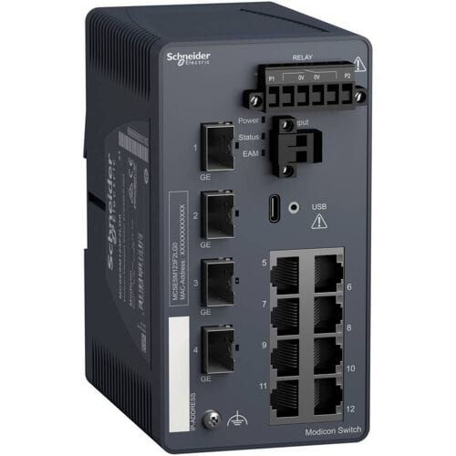 Schneider Electric MCSESM123F2LG0 MCSESM123F2LG0 Netwerk switch