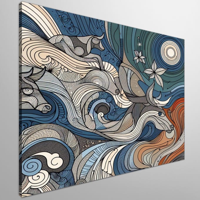 Kunstprint | Wanddecoratie | Canvas | 100 × 100 cm