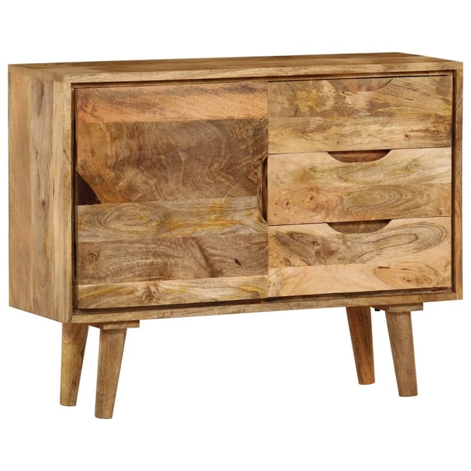 vidaXL - Dressoir - 90x30x69 - cm - massief - mangohout