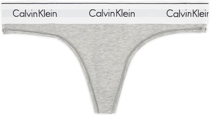 Calvin Klein Onderbroek - Maat M  - Vrouwen - grijs/wit