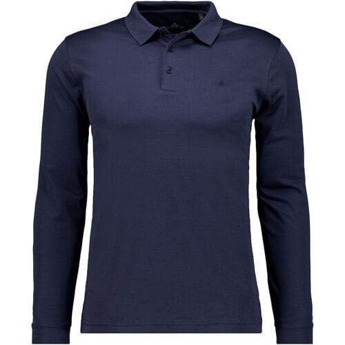 Ragman Polo Soft Knit Modern Fit Easy Care Marine / male
