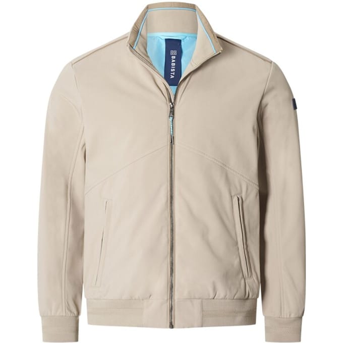 Babista herren Softshelljack - 50 - beige - Plus Size