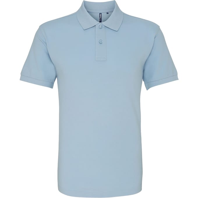 Asquith & Fox Heren Poloshirt met korte mouwen (Sky)