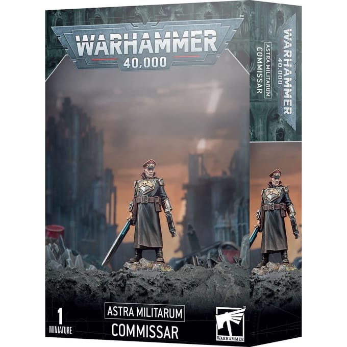 Beeldje Games Workshop Warhammer 40k - Astra Militarum Comissaire 2023