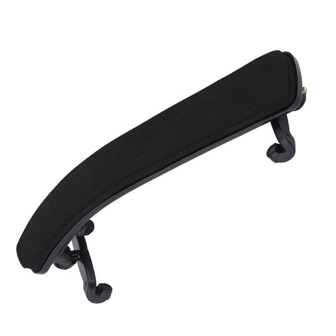 Coussin d'épaule en caoutchouc noir durable, réglable et confortable, support pour violon 3/4 4/4 black