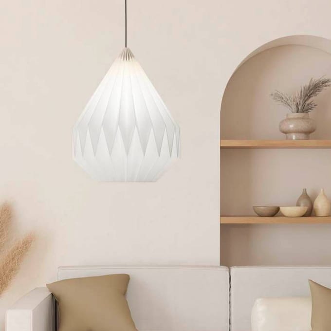 EGLO Minting Hanglamp - E27 - Ø 45 cm - Wit - Papier