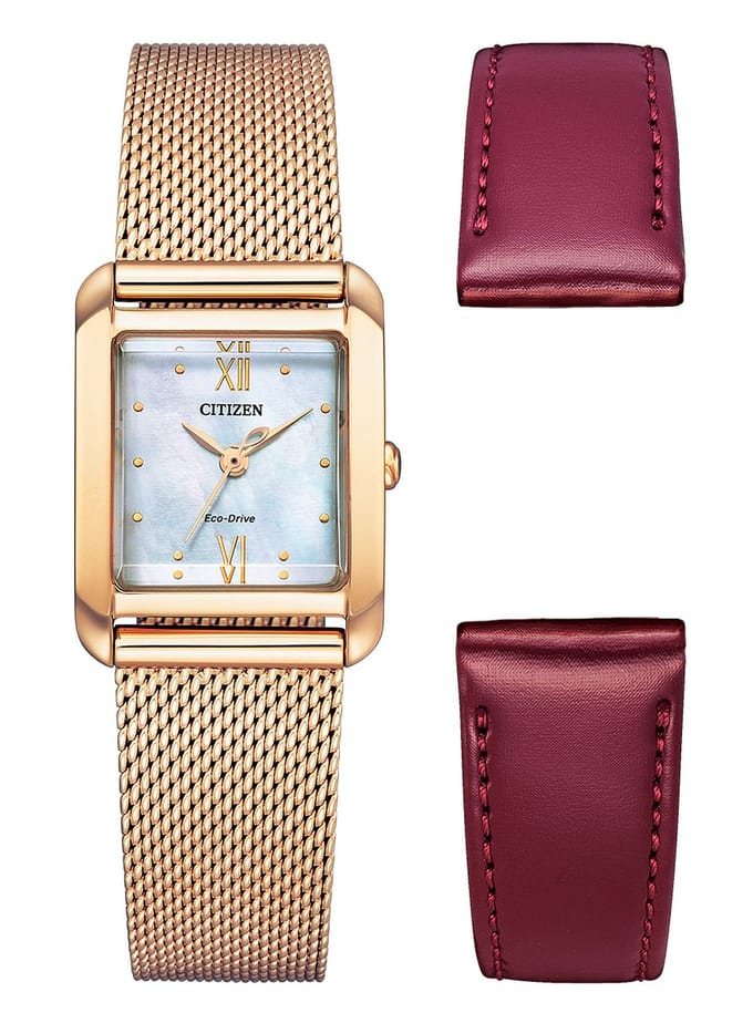 Citizen EW5593-64D Horloge - Staal - Rosékleurig - Ø 24 mm
