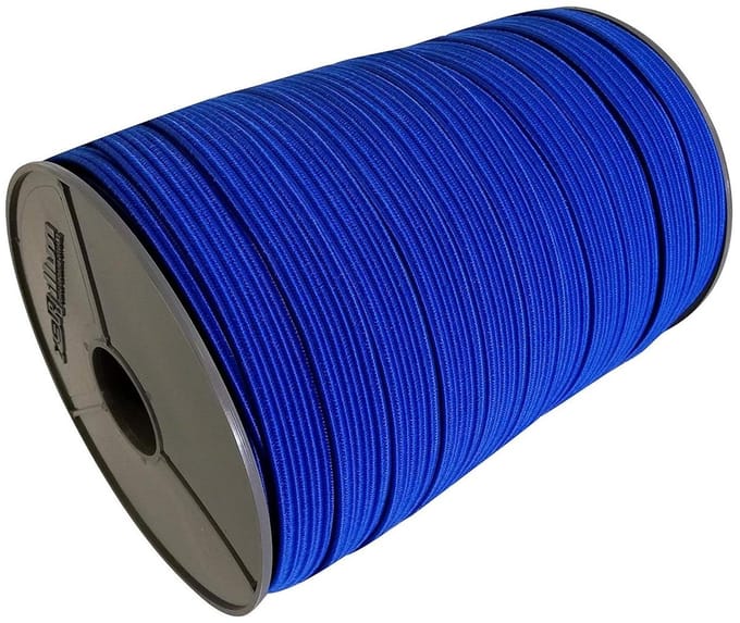 Elastisch Touw - Expanderband Plat - Bevestigen en Zekeren - Hoge Treksterkte - 30 Meter - Blauw