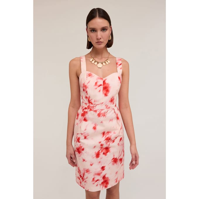 Motivi Chinè Pattern Bustier Dress Red Taglia: 36 | Abiti Mini Outlet | Donna | Rosso
