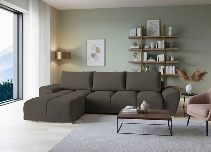 Luxe Uitschuifbare Slaapbank – 289x189 cm – Industrohome