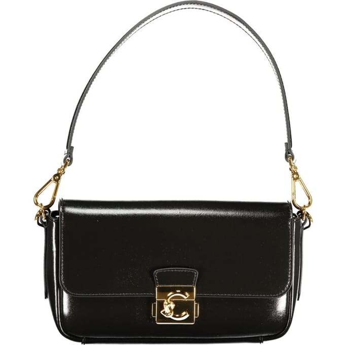 Coccinelle C-Me Lock Shiny Medium - Schoudertas 24 cm (noir)