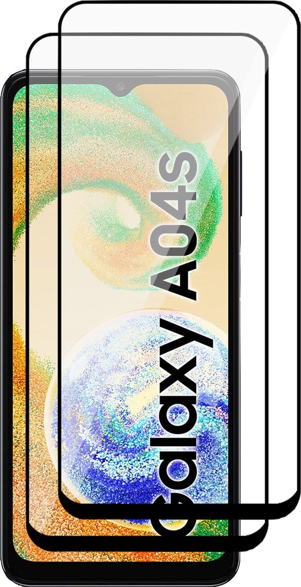 Screenprotector geschikt voor Samsung Galaxy A04s / A13 5G - 2x Gehard Glas Screen Protector FullGuard