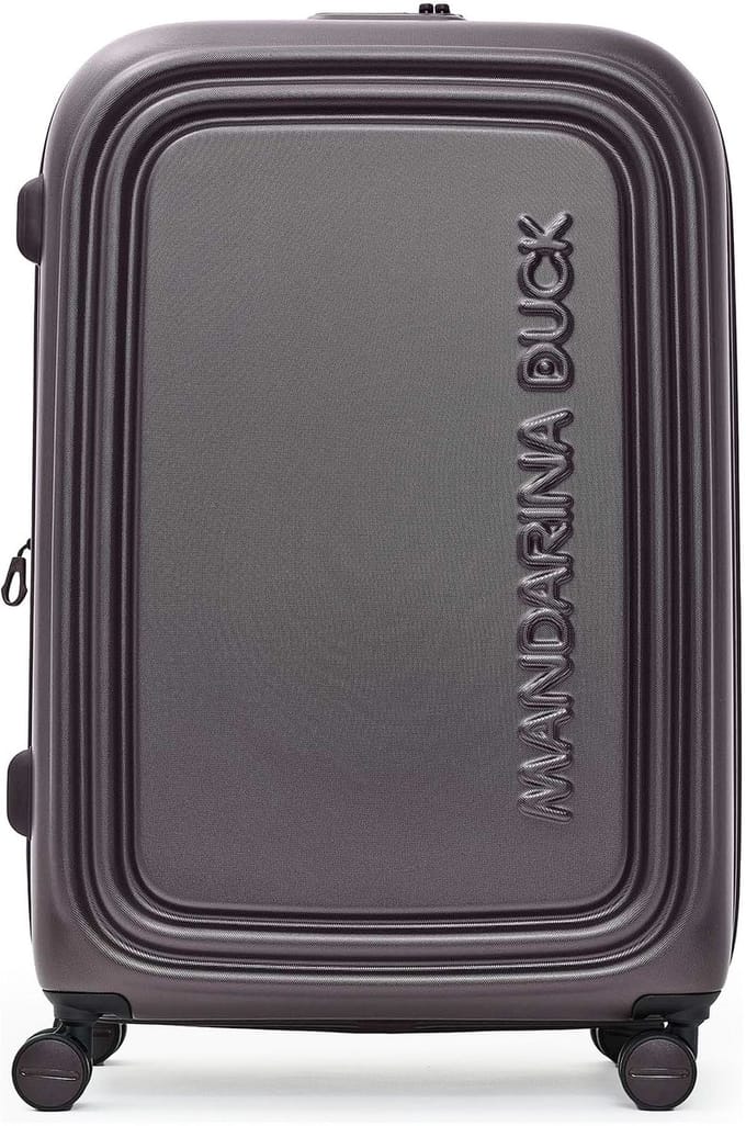MANDARINA DUCK trolley Logoduck + Trolley Choco Ice donkerpaars 75cm