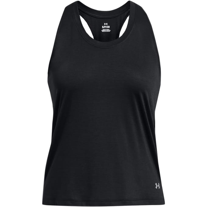 Under Armour Streaker Topje Hardlopen Dames-Zwart