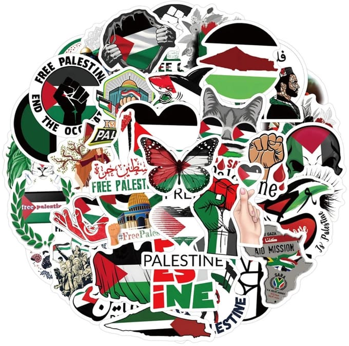 Palestina Stickers - 100 Palestijnse stickers - Support Palestine