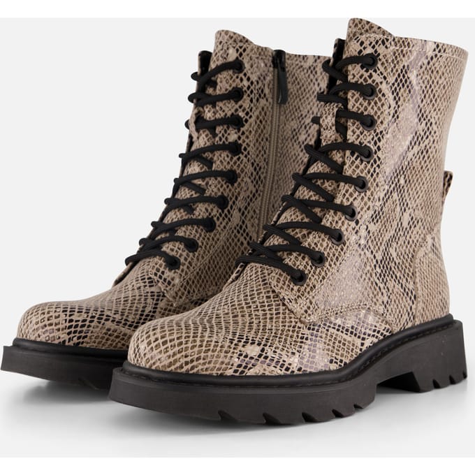 Tamaris Snake Veterboots beige Synthetisch