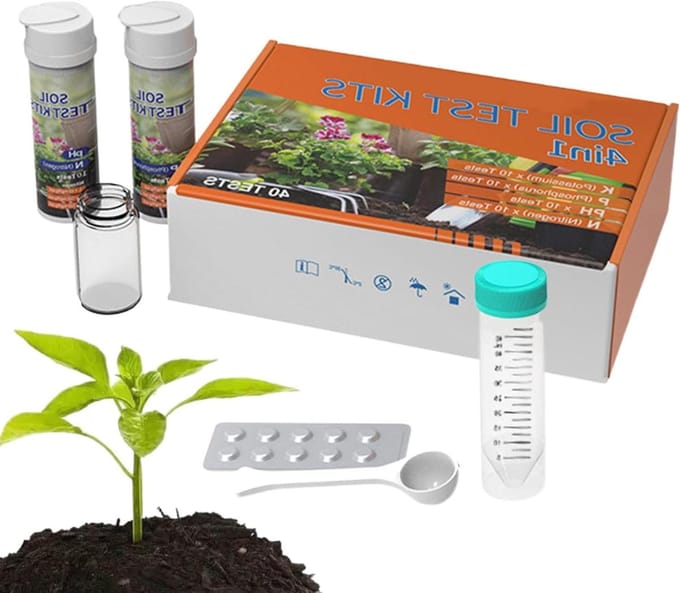 Bodemtestset - pH-tester Bodem - Planten Verzorgen - 4-in-1 Analyse - 18 x 12 x 5 cm - null