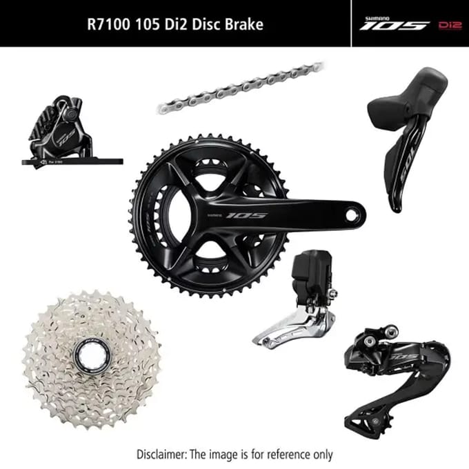 Volledige groep Shimano 105 DI2 R7100