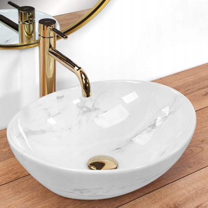 REA Counter-top washbasin Sofia Aiax Shiny