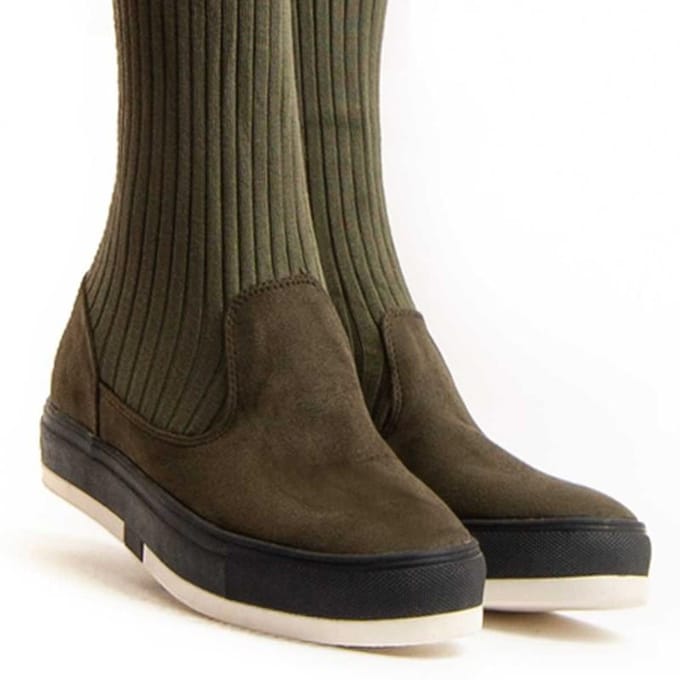Montevita Platform Boot Bottavita3 In Groen