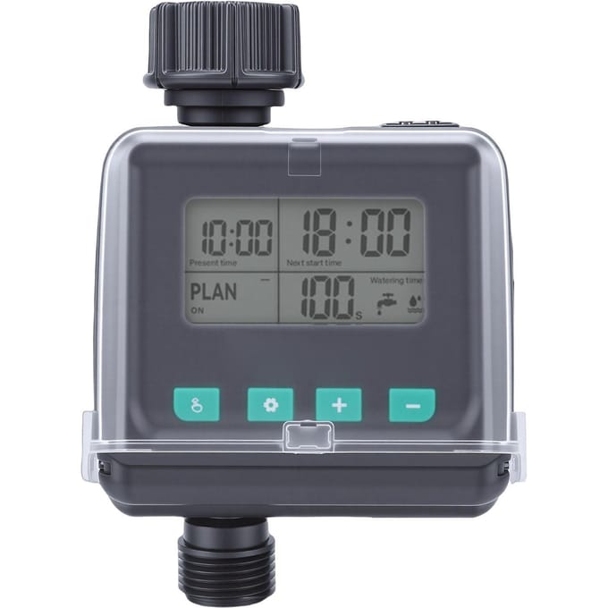 Tuinslang Kraan Timer Programmeerbare Water Sproeier Timer Automatisch Druppelsysteem voor Gazon in de Tuin 1 gray