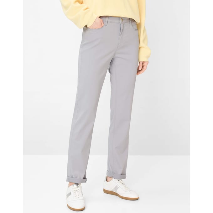 Flared Fit stoffen broek met Lyocell Met lyocell Model 'Carola'