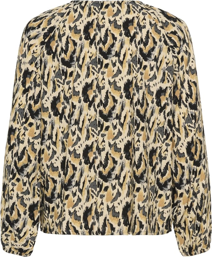 Saint Tropez OsinaSZ Blouse Dames Blouse - Tannin Blurry Animal