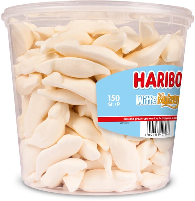 Haribo schuim witte muizen
