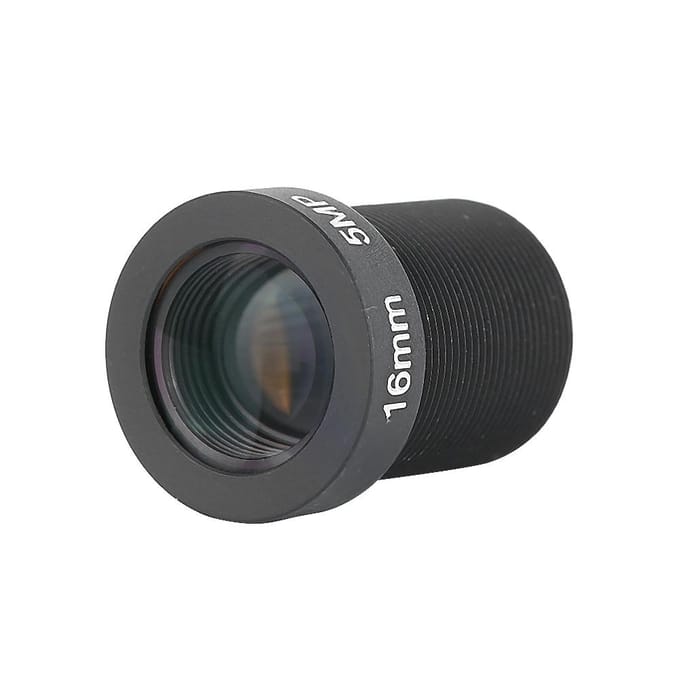 5MP 16mm HD Enkele Prime Lens Vervangend Accessoire voor Camera black