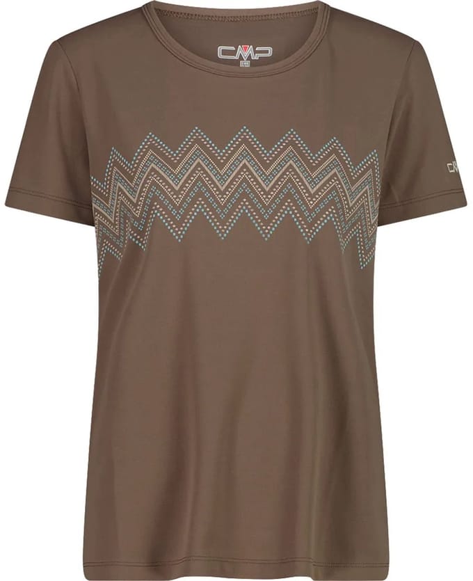 Cmp 38t6656 T-shirt Met Korte Mouwen Bruin S Vrouw