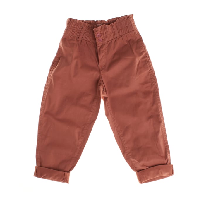 Rechte gerimpelde broek 416204 meisjes