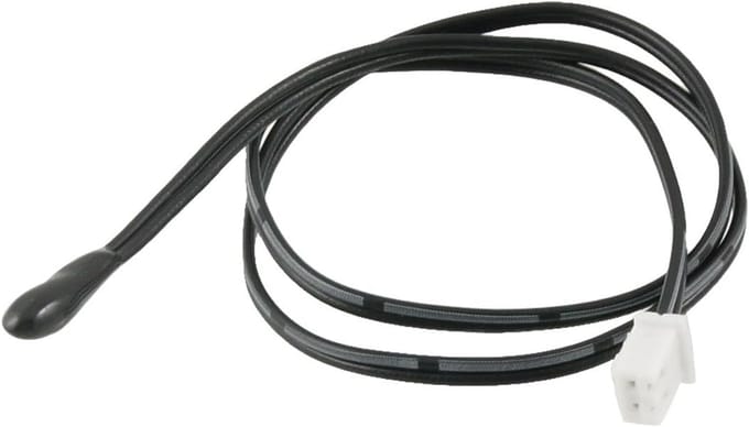 Temperatuursensor - Kop Vervanging - Airco Meting - Epoxy Gecoat - 40 cm Lengte - Zwart