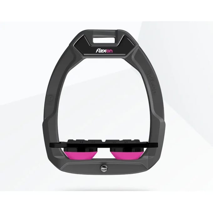 Plat Grip Veiligheidsbeugels Anthraciet/Zwart/Roze Flex-On Safe-On