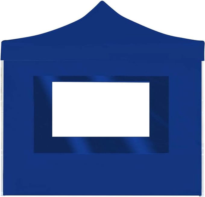 Opvouwbare Partytent - Tuintent Feesttent - Outdoor Evenementen - Stevig Aluminium Frame - 2x2 Meter - Blauw