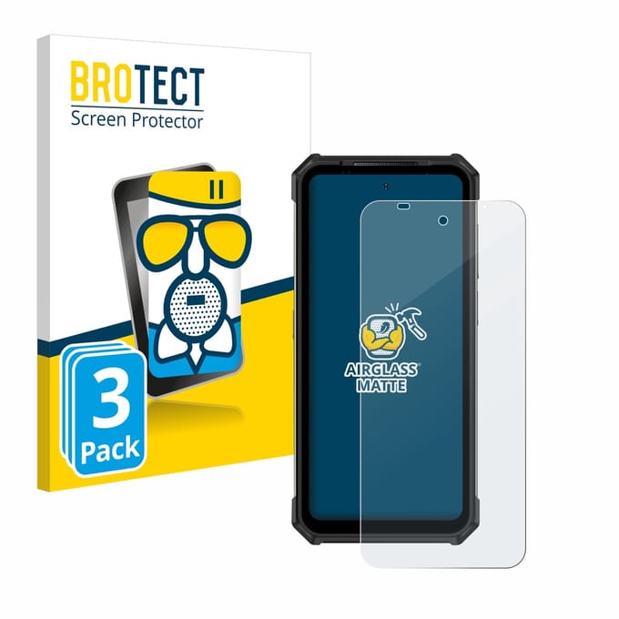 BROTECT - Screenprotector voor Ulefone Armor 24 - Folie Beschermfolie Beschermglas matte 3 Stuks