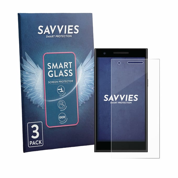 3 Stuks Savvies Screenprotector - geschikt voor Philips S396 - beschermfolie glas transparant