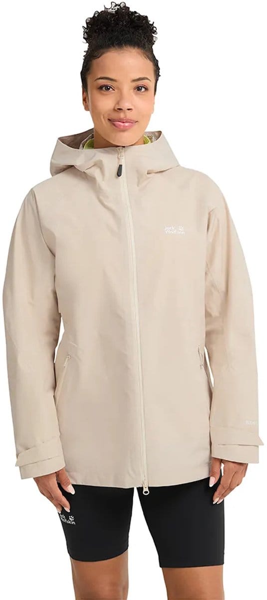 Jack Wolfskin Litestride 3in1 Jas Beige M Vrouw