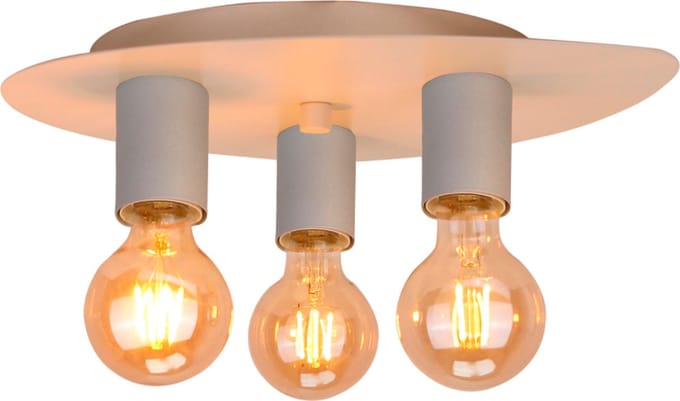 Chericoni Colorato Plafondlamp - 3-lichts - Lichtgrijs - Metaal
