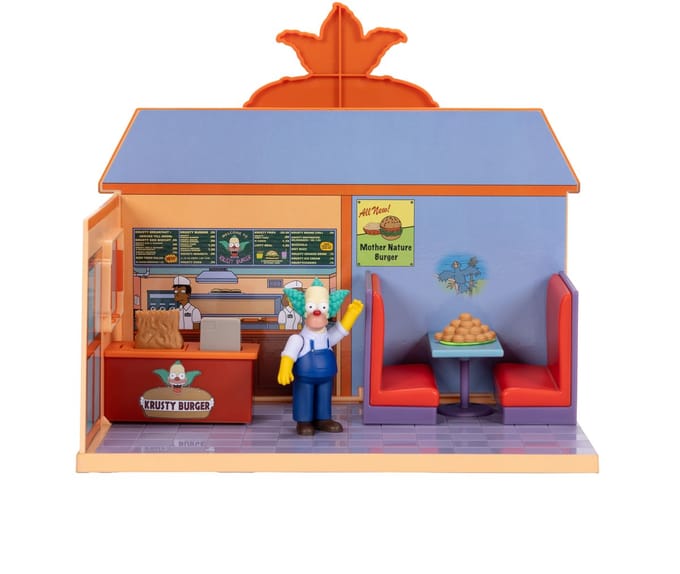 THE SIMPSONS MINIFIGUREN SPEELSET KRUSTY BURGER