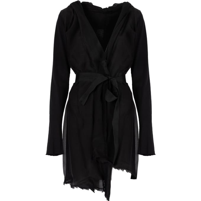 La Haine Inside Us Cardigan Asymmetric Vrouw zwart