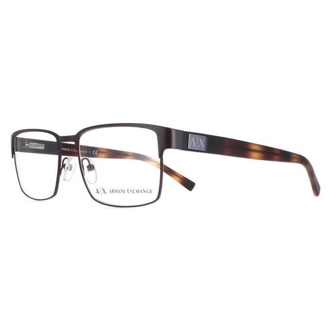 Armani Exchange AX1019 6001 mat bruin brilmontuur