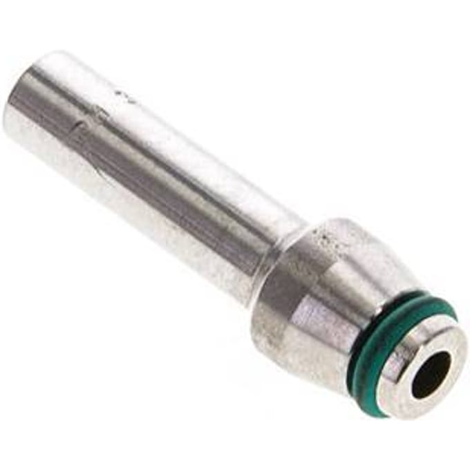 6x1.5mm RVS Rechte met Lasverbinding 630bar FKM O-ring ISO 8434-1
