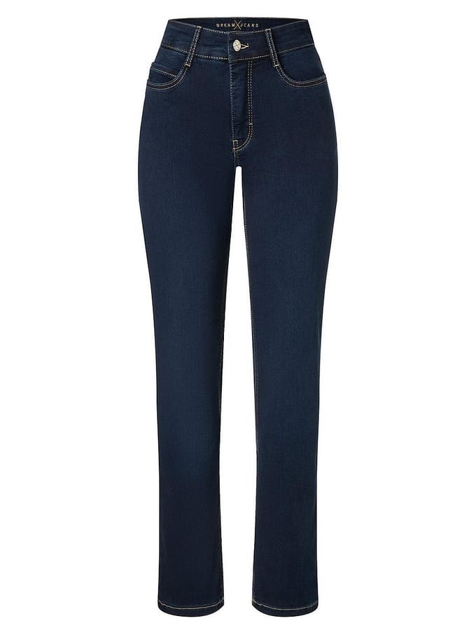 MAC Dream dark washed blue denim