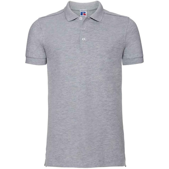Russell Heren Piqué Stretch Poloshirt (Licht Oxford)